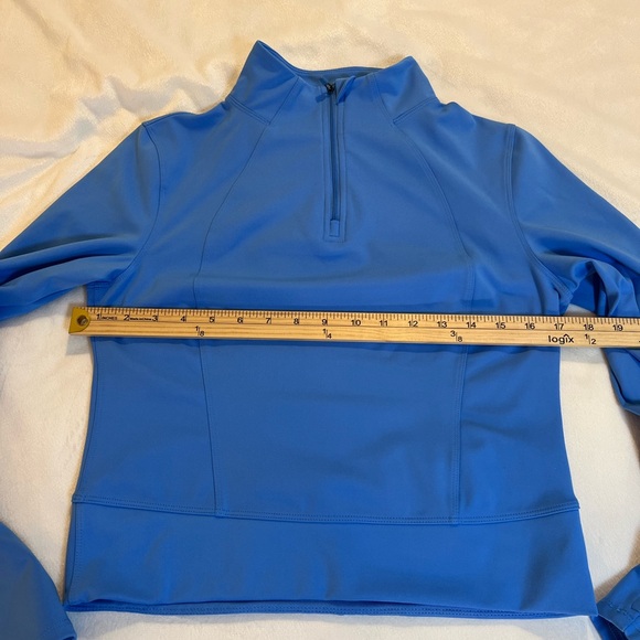 Yogalicious Vibrant Blue‎ Quarter-Zip Jacket Size Medium - Picture 3 of 9
